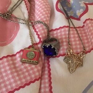 Three necklaces lot